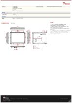 15” Open Frame Transflective Display R15L100-OFA1TR-2