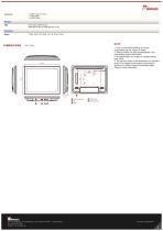 15" PoE Chassis Display R15L100-PTC3-POE-2