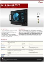 15.6" 4K2K UHD Defence Display W15L100-MLB3FP-1