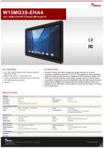 15.6" ARM A78+A55 E Series HMI Panel PC W15MG3S-EHA4