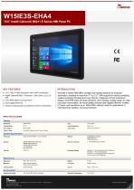 15.6" Intel® Celeron® N6211 E Series HMI Panel PC W15IE3S-EHA4-1