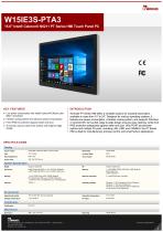 15.6" Intel® Celeron® N6211 PT Series HMI Touch Panel PC W15IE3S-PTA3-1