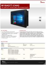 15.6" Intel® Core™ i9/i7/i5/i3 (Alder Lake S) Chassis Panel PC W15IAD7T-CHA2-1