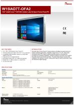 15.6" Intel® Core™ i9/i7/i5/i3 (Alder Lake S) Open Frame Panel PC W15IAD7T-OFA2