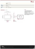 15.6" Multi-Touch Panel Mount Display W15L100-EHA4-2
