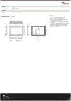 15.6" Multi-Touch Panel Mount Display W15L100-PPA4-2
