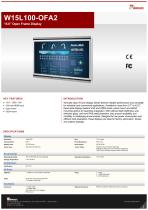 15.6” Open Frame Display W15L100-OFA2-1