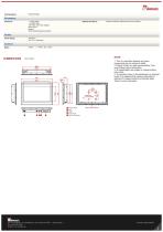 15.6" PCAP Touch Panel Mount Display W15L100-PPL1OD-2