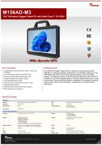 15.6" Windows Rugged Tablet PC with Intel® Core™ i5-1235U M156AD-M3