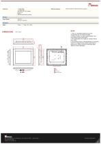 17" Front IP65 Transflective Display S17L500-IPA1TR -2