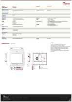 17" Intel® Core™ i3/i5/i7 (Coffee Lake Refresh) Chassis Panel PC R17IF7T-CHM1-2