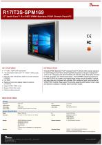 17" Intel® Core™ i5-1135G7 IP69K Stainless PCAP Chassis Panel PC R17IT3S-SPM169-1