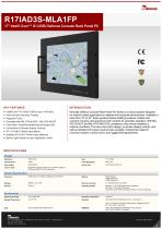 17" Intel® Core™ i5-1235U Defence Console Rack Panel PC R17IAD3S-MLA1FP-1
