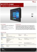 17” Intel® Core™ i5 (Tiger Lake) Chassis Panel PC R17IT7T-CHM1-1