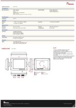 17" Intel® Core™ i7-­8665UE Defence Console Rack Panel PC R17IW3S-MLA1-89-2