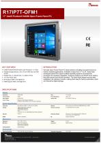 17" Intel® Pentium® N4200 Open Frame Panel PC R17IP7T-OFM1