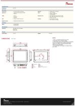 17" Intel® Pentium® N4200 PO Series HMI Panel PC R17IP7T-POM1-2
