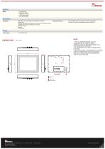 17" IP65 Stainless PCAP Chassis Display R17L100-SPM1-2