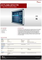 17” Open Frame Transflective Display S17L500-OFA1TR-1