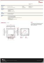 17" PCAP Rack Mount Defence Display R17L100-MLA1FP-2