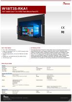 18.5" Intel® Core™ i5-1135G7 Rack Mount Panel PC W18IT3S-RKA1-1