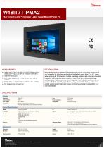 18.5” Intel® Core™ i5 (Tiger Lake) Panel Mount Panel PC W18IT7T-PMA2