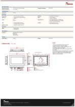 18.5” Intel® Core™ i5 (Tiger Lake) Panel Mount Panel PC W18IT7T-PMA2-2