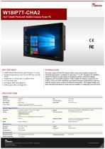 18.5" Intel® Pentium® N4200 Chassis Panel PC W18IP7T-CHA2-1