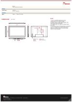 18.5" Multi-Touch Chassis Display W18L100-PTA2-2