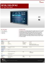 18.5” Open Frame Display W18L100-OFA2-1