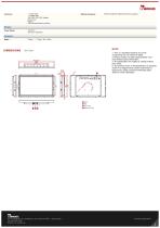18.5” Open Frame High Brightness Monitor W18L100-OFA2HB-2