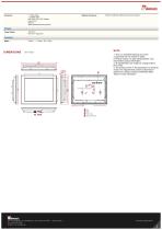 19" Front IP65 High Brightness Display R19L300-IPA1HB -2