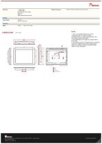 19" Front IP65 Transflective Display R19L300-IPM2TR -2