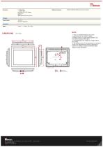 19" Front IP65 Wide Temperature Display  R19L300-IPA3WT -2