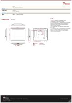 19" G-WIN GC-Series Front IP65 PCAP Display R19L100-GCM1-2