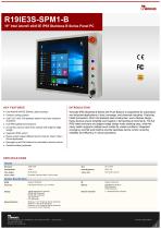 19" Intel Atom® x6413E IP65 Stainless B Series Panel PC R19IE3S-SPM1-B-1