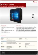 19" Intel® Core™ i3/i5/i7 (Coffee Lake Refresh) Chassis Panel PC R19IF7T-CHA1-1