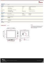 19" Intel® Core™ i3/i5/i7 G-WIN GC Series Front IP65 PCAP Panel PC R19IF7T-GCM1-2