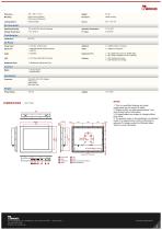 19" Intel® Core™ i5-1135G7 Front IP65 Panel PC R19IT3S-IPA1-2
