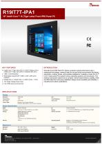 19" Intel® Core™ i5 (Tiger Lake) Front IP65 Panel PC R19IT7T-IPA1-1