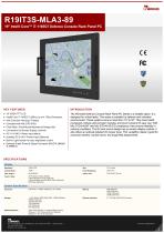 19" Intel® Core™ i7-1165G7 Defence Console Rack Panel PC R19IT3S-MLA3-89-1