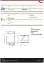 19" Intel® Core™ i9/i7/i5/i3 (Alder Lake S) Chassis Panel PC R19IAD7T-CHA1-2