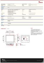 19" Intel® Core™ i9 / i7/ i5 / i3 (Alder Lake S) G-WIN GC Series Front IP65 PCAP Panel PC R19IAD7T-GCM1-2