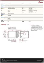 19" Intel® Pentium® N4200 Front IP65 Panel PC R19IP7T-IPA1-2