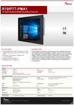 19" Intel® Pentium® N4200 Panel Mount Panel PC R19IP7T-PMA1