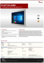 19" IP65 Stainless Panel PC with Intel® Core™ i5 R19IT3S-65M1-1