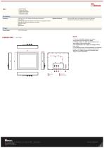 19" IP65 Stainless PCAP Chassis Display R19L100-SPM1-2
