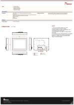 19" IP69K Stainless PCAP Chassis Display R19L100-SPM169-2