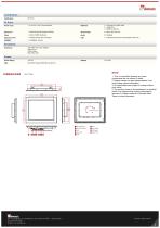 19" NXP i.MX6 Front IP65 Panel PC R19FA3S-IPM1-2