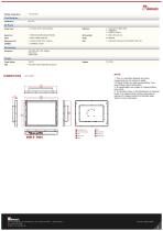 19" NXP i.MX6 Open Frame Panel PC R19FA3S-OFM1-2